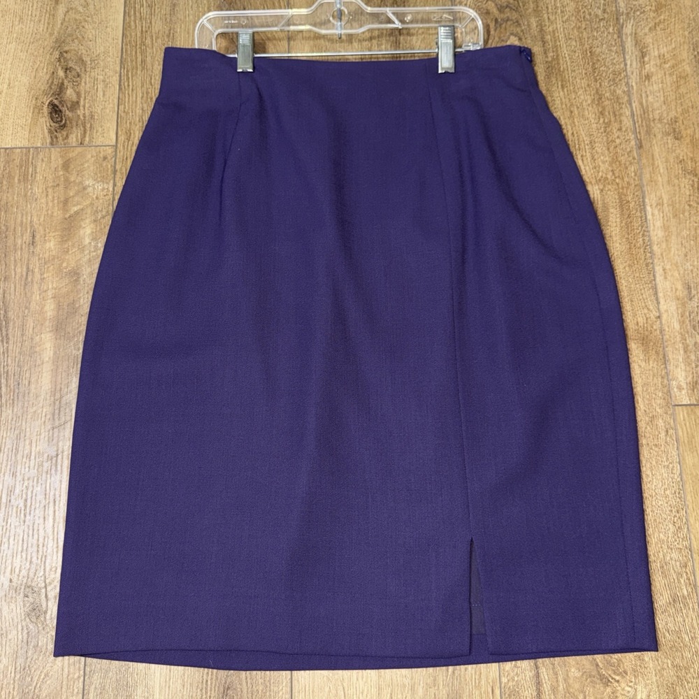 Liz Claiborne Purple Pencil‎ Skirt Women's Size 12